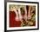 Two Pair of Feet of Small Children with Textile Spread around Them-Winfred Evers-Framed Photographic Print