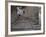 Two Palestinian Women Walking Down a Street Along the City Walls, Old City, Jerusalem, Israel-Eitan Simanor-Framed Photographic Print