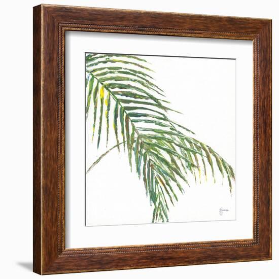 Two Palm Fronds II-Georgia Janisse-Framed Art Print