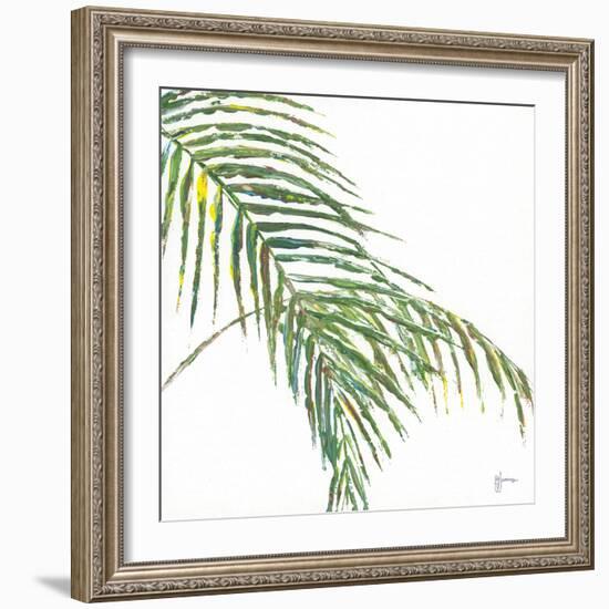 Two Palm Fronds II-Georgia Janisse-Framed Art Print