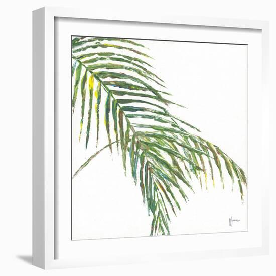 Two Palm Fronds II-Georgia Janisse-Framed Art Print