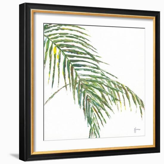 Two Palm Fronds II-Georgia Janisse-Framed Art Print