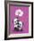 Two Panda with Daisy-MAKIKO-Framed Giclee Print