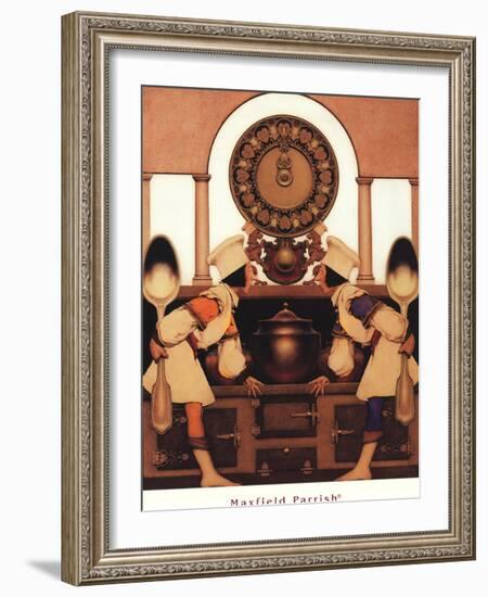 Two Pastry Cooks-Maxfield Parrish-Framed Premium Edition
