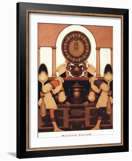 Two Pastry Cooks-Maxfield Parrish-Framed Premium Edition