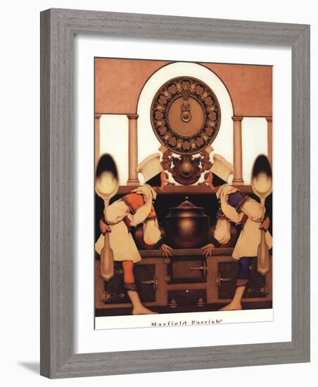 Two Pastry Cooks-Maxfield Parrish-Framed Premium Edition