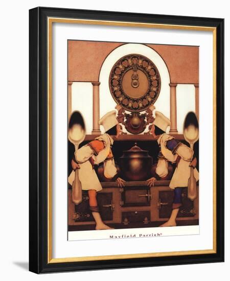 Two Pastry Cooks-Maxfield Parrish-Framed Premium Edition