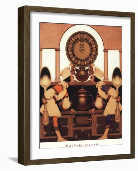 Two Pastry Cooks-Maxfield Parrish-Framed Premium Edition