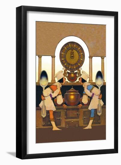 Two Pastry Cooks-Maxfield Parrish-Framed Art Print
