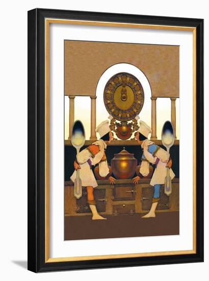 Two Pastry Cooks-Maxfield Parrish-Framed Art Print