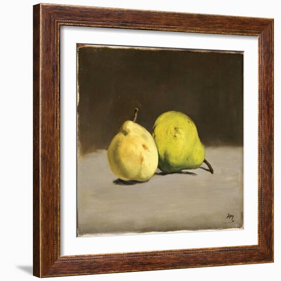 Two Pears, 1864-Edouard Manet-Framed Giclee Print