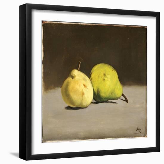 Two Pears, 1864-Edouard Manet-Framed Giclee Print