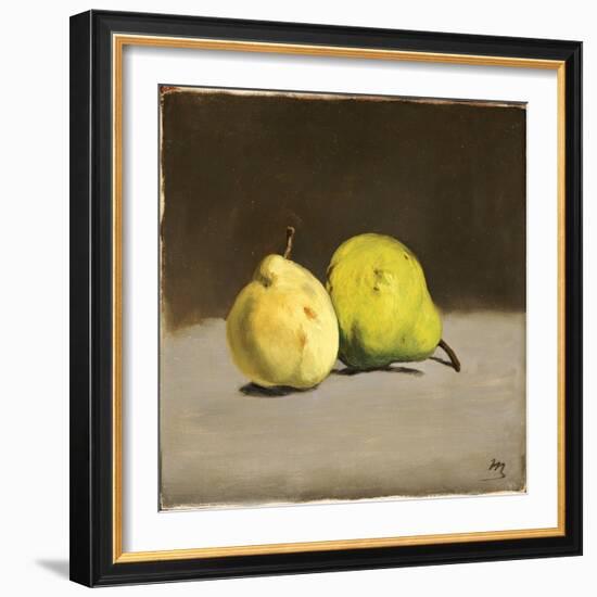 Two Pears, 1864-Edouard Manet-Framed Giclee Print