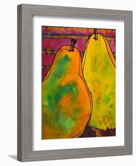 Two Pears-Blenda Tyvoll-Framed Art Print