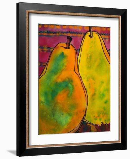 Two Pears-Blenda Tyvoll-Framed Art Print