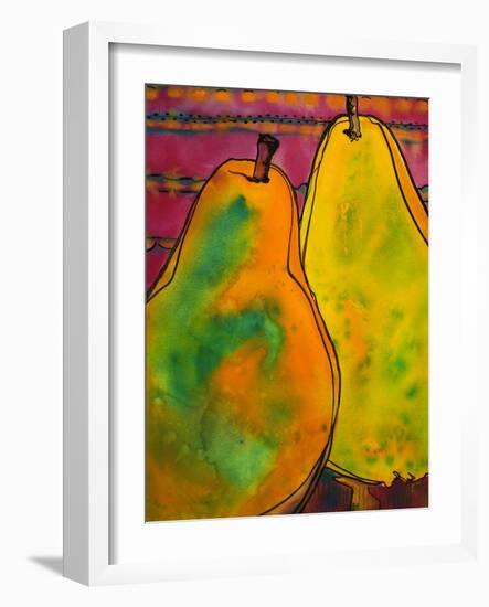 Two Pears-Blenda Tyvoll-Framed Art Print