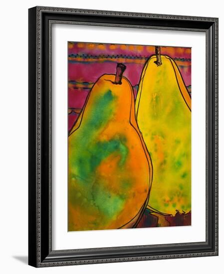 Two Pears-Blenda Tyvoll-Framed Art Print