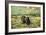 Two Peasant Women Digging In Field with Snow-Vincent van Gogh-Framed Art Print