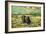 Two Peasant Women Digging In Field with Snow-Vincent van Gogh-Framed Art Print