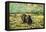 Two Peasant Women Digging In Field with Snow-Vincent van Gogh-Framed Stretched Canvas