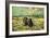 Two Peasant Women Digging in Field with Snow-Vincent van Gogh-Framed Art Print