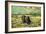 Two Peasant Women Digging in Field with Snow-Vincent van Gogh-Framed Art Print