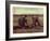 Two Peasants Planting Potatoes, 1885-Vincent van Gogh-Framed Giclee Print