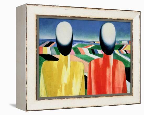 Two Peasants-Kasimir Malevich-Framed Premier Image Canvas