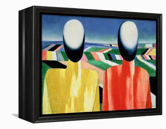 Two Peasants-Kasimir Malevich-Framed Premier Image Canvas