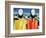 Two Peasants-Kasimir Malevich-Framed Giclee Print