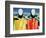 Two Peasants-Kasimir Malevich-Framed Giclee Print