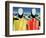 Two Peasants-Kasimir Malevich-Framed Giclee Print