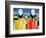 Two Peasants-Kasimir Malevich-Framed Giclee Print