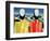 Two Peasants-Kasimir Malevich-Framed Giclee Print