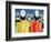 Two Peasants-Kasimir Malevich-Framed Giclee Print