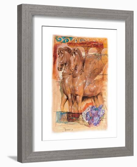 Two Pegassi-Joadoor-Framed Art Print