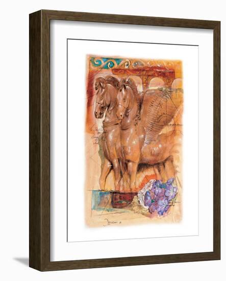 Two Pegassi-Joadoor-Framed Art Print