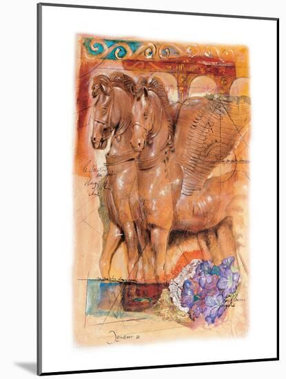 Two Pegassi-Joadoor-Mounted Art Print