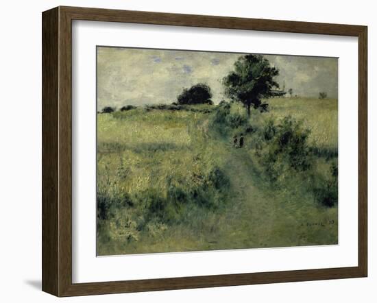 Two People in a Field-Pierre-Auguste Renoir-Framed Giclee Print