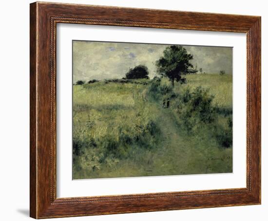 Two People in a Field-Pierre-Auguste Renoir-Framed Giclee Print