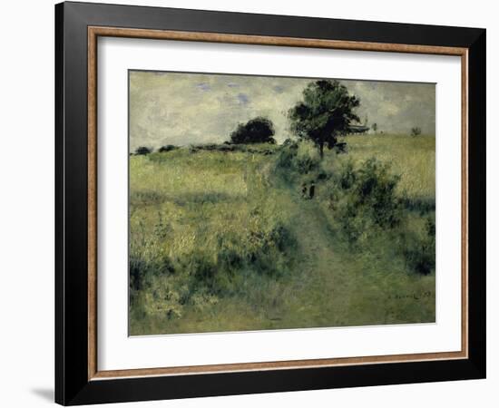 Two People in a Field-Pierre-Auguste Renoir-Framed Giclee Print