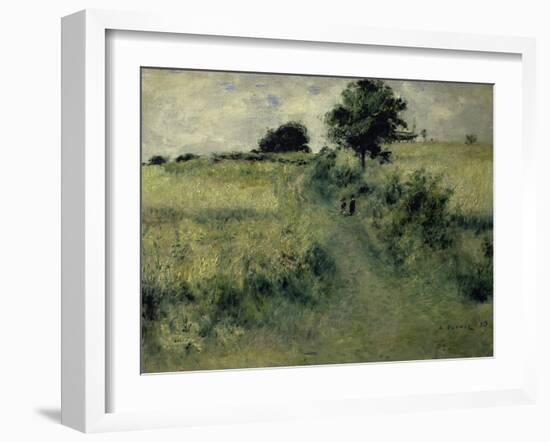 Two People in a Field-Pierre-Auguste Renoir-Framed Giclee Print