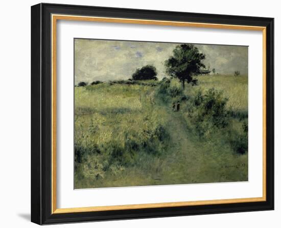 Two People in a Field-Pierre-Auguste Renoir-Framed Giclee Print