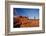 Two people mountain biking, Moab, Utah, USA-Richard Sisk-Framed Photographic Print