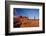 Two people mountain biking, Moab, Utah, USA-Richard Sisk-Framed Photographic Print