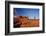 Two people mountain biking, Moab, Utah, USA-Richard Sisk-Framed Photographic Print