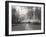 Two People on a Park Bench-Sharon Wish-Framed Photographic Print