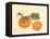 Two Persimmons-Bairei Kono-Framed Premier Image Canvas