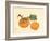 Two Persimmons-Bairei Kono-Framed Giclee Print