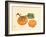 Two Persimmons-Bairei Kono-Framed Giclee Print